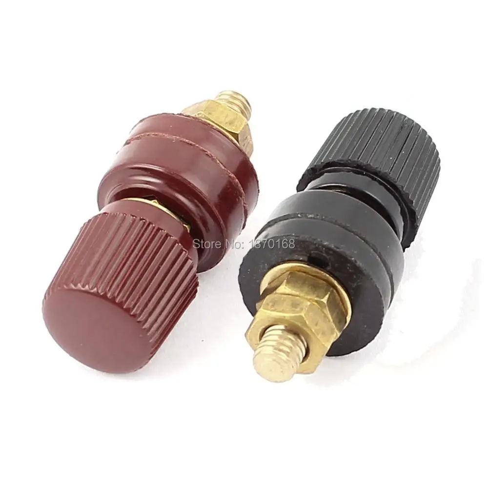 2 Pcs M6 Copper Post 6mm Regulator Welder Terminal Post Clip Terminal Screw Copper