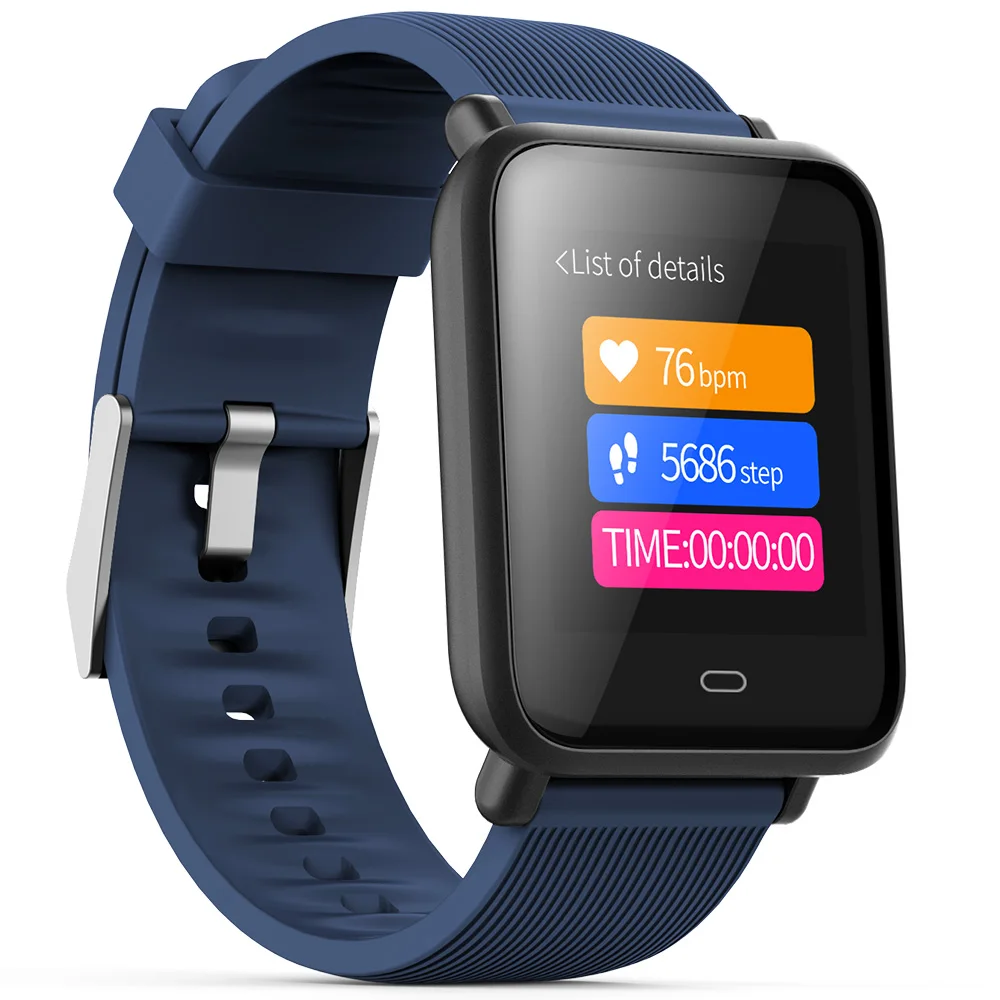 Q9 Colorful Screen Waterproof Sports Smart Watch for Android / iOS with Heart Rate Monitor Blood Pressure Functions Q9 Colorful Screen Waterproof Sports Smart Watch for Android / iOS with Heart Rate Monitor Blood Pressure Functions
