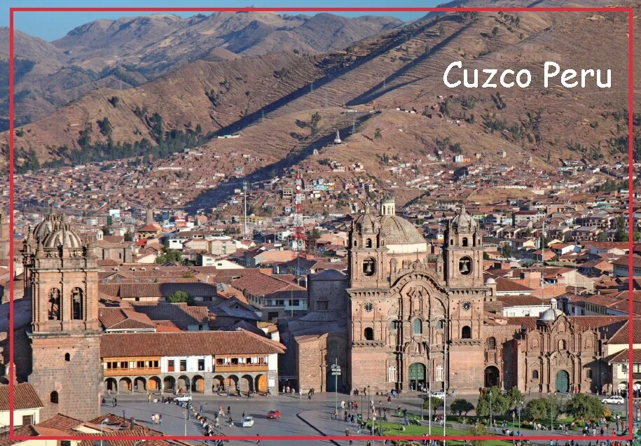 Cuzco Перу жесткие обернутые металлом магниты на холодильник 20469 туристические