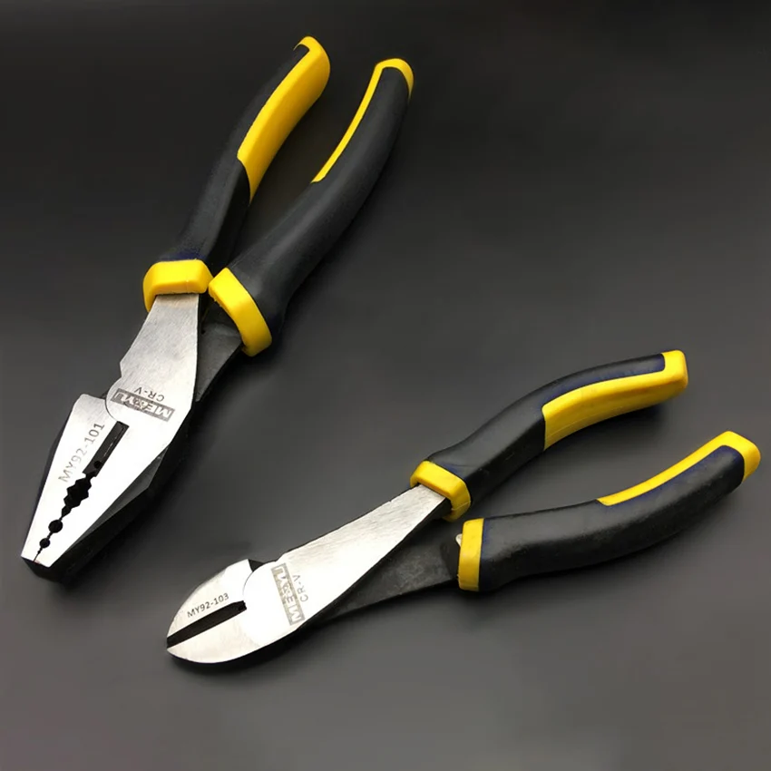 

6"/8" Industrial grade pliers wire cutters diagonal pliers multifunction hardware repairing tools hand tiger pliers labor saving