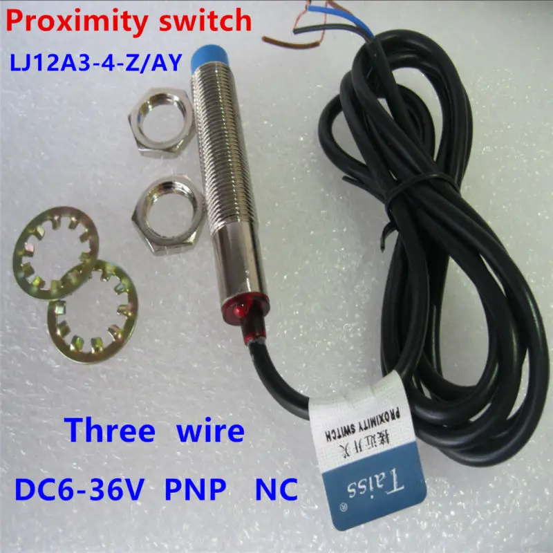 1 шт. M12 LJ12A3 4 Z/AY мм индукционный DC PNP NC металлический Датчик индуктивный датчик