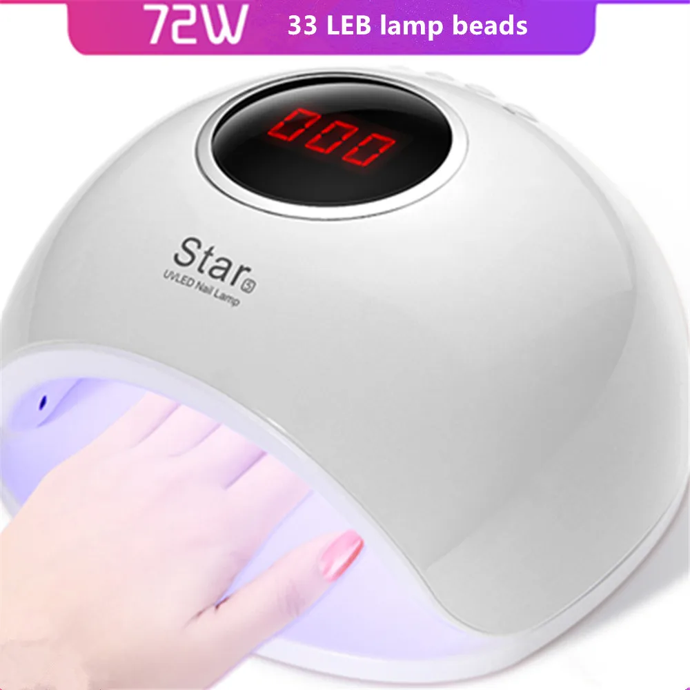 2018UV лампа для сушки ногтей UVLED 48 Вт SUNone маникюрная Ультрафиолетовая маникюра гель