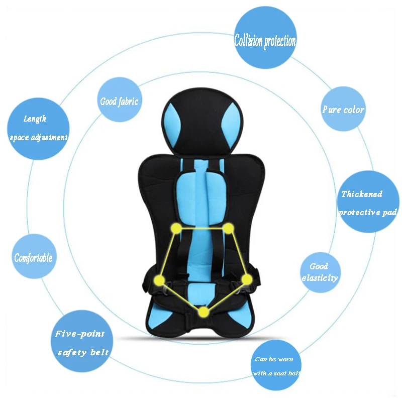 Portable Toddler Car Seat Child Car Seat Cushion Pad Infant For
