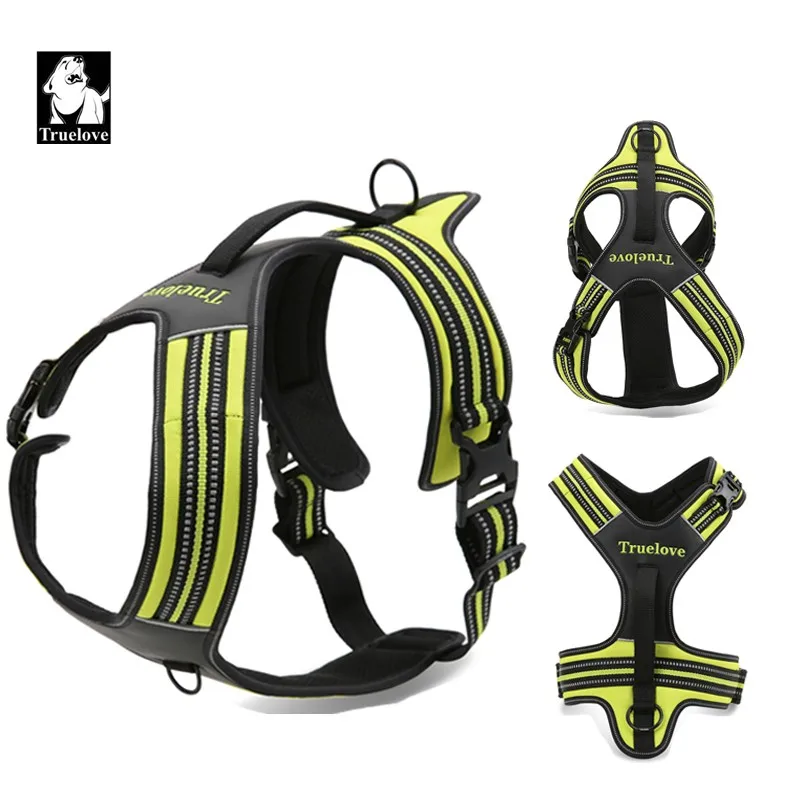 Dog Harness Nylon Reflective No Pull Soft Adjustable Strap Front Range Vest Harness for Dogs Pet Supplies Bulldog (2)
