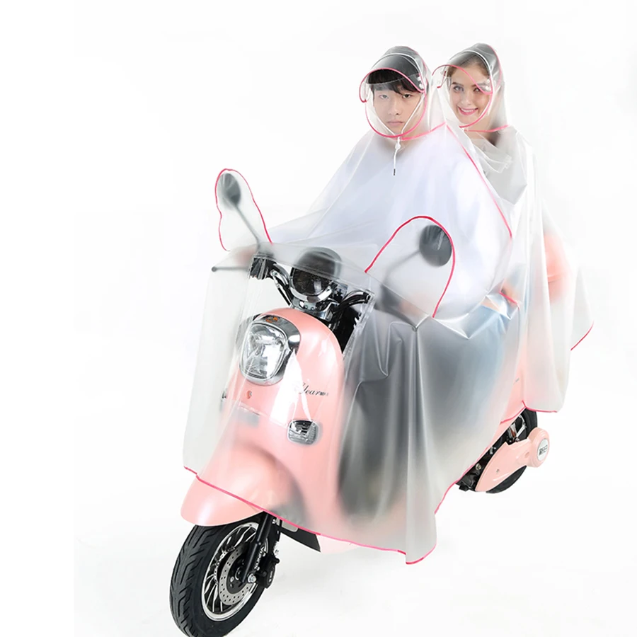 

Impermeable Moto Motorcycle Yellow Nylon Reusable Raincoat Clear Transparent Rainsuit Women Poncho Cape Rain Cover 70A0170