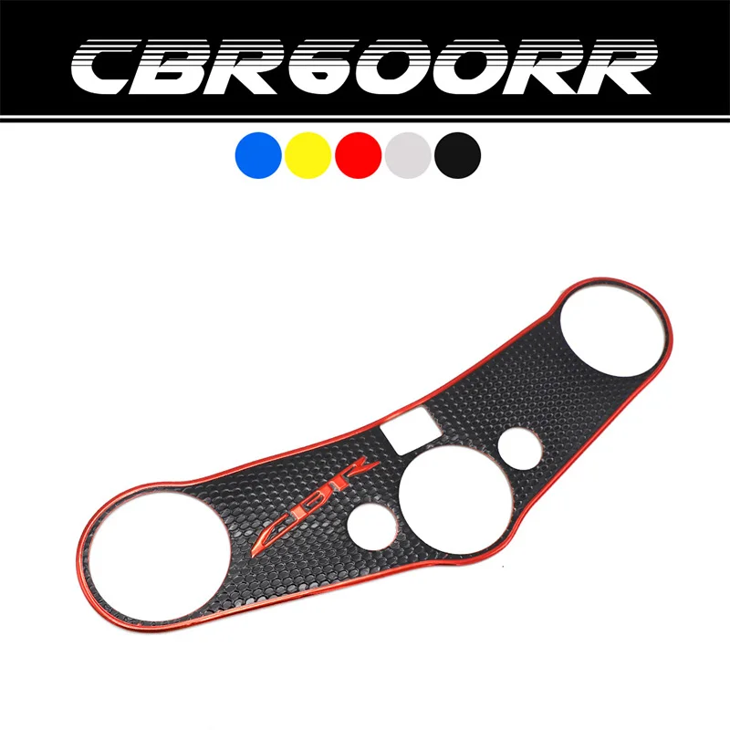 

Motorcycle Sticker For HONDA CBR 600RR CBR600RR CBR600 600 RR F5 Pad Triple Tree Top Clamp Upper Front End Decal Moto 2007-2017