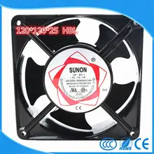 SUNON 12025 HBL осевой вентилятор потока AC220V насос для вентилятора системы охлаждения 120*120*25 мм двойной шариковый подшипник HBL