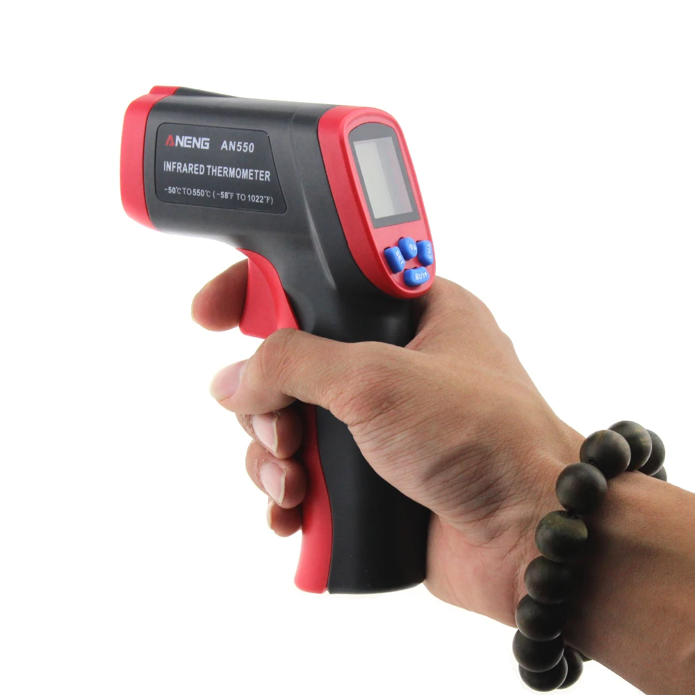 ANENG AM550 50 500C 58 1022F Digital infrared Thermometer Pyrometer