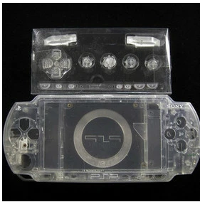 Кристалл Цвет Полный Корпуса для PSP1000 PSP2000 PSP3000 чехол Замена Пуговицы Наборы подарки