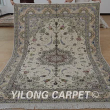 Yilong 6'x9' Восточный ручной работы ковер из шелковой шерсти изысканный ковер из шерсти и шелка(1394