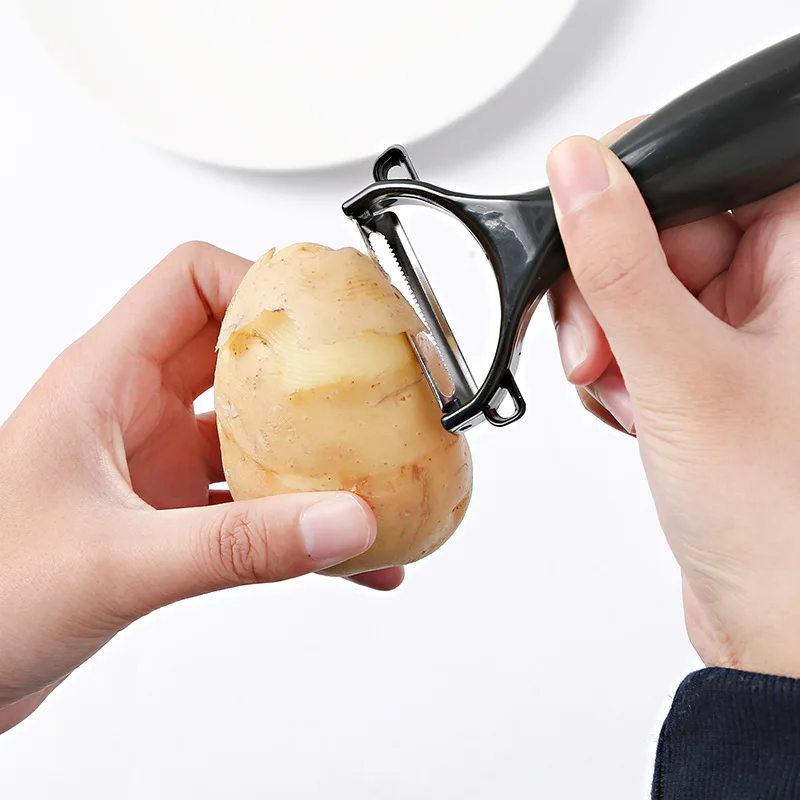 

Stainless Steel Plastic Handle Potato Fruit Peeler Durable Razor Sharp Cutter Slicer Vegetable Peeler Kitchen Tools Peeler
