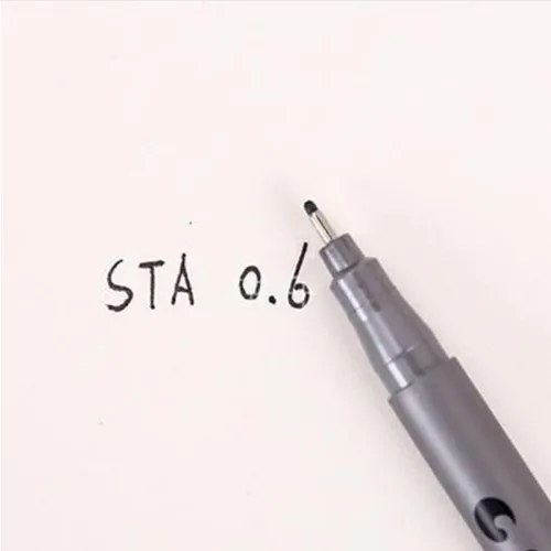 STA эскизные маркеры, маркерные ручки, различные размеры наконечников, пигментные подводки на водной основе для рисования, почерк, канцелярские принадлежности - Цвет: 06