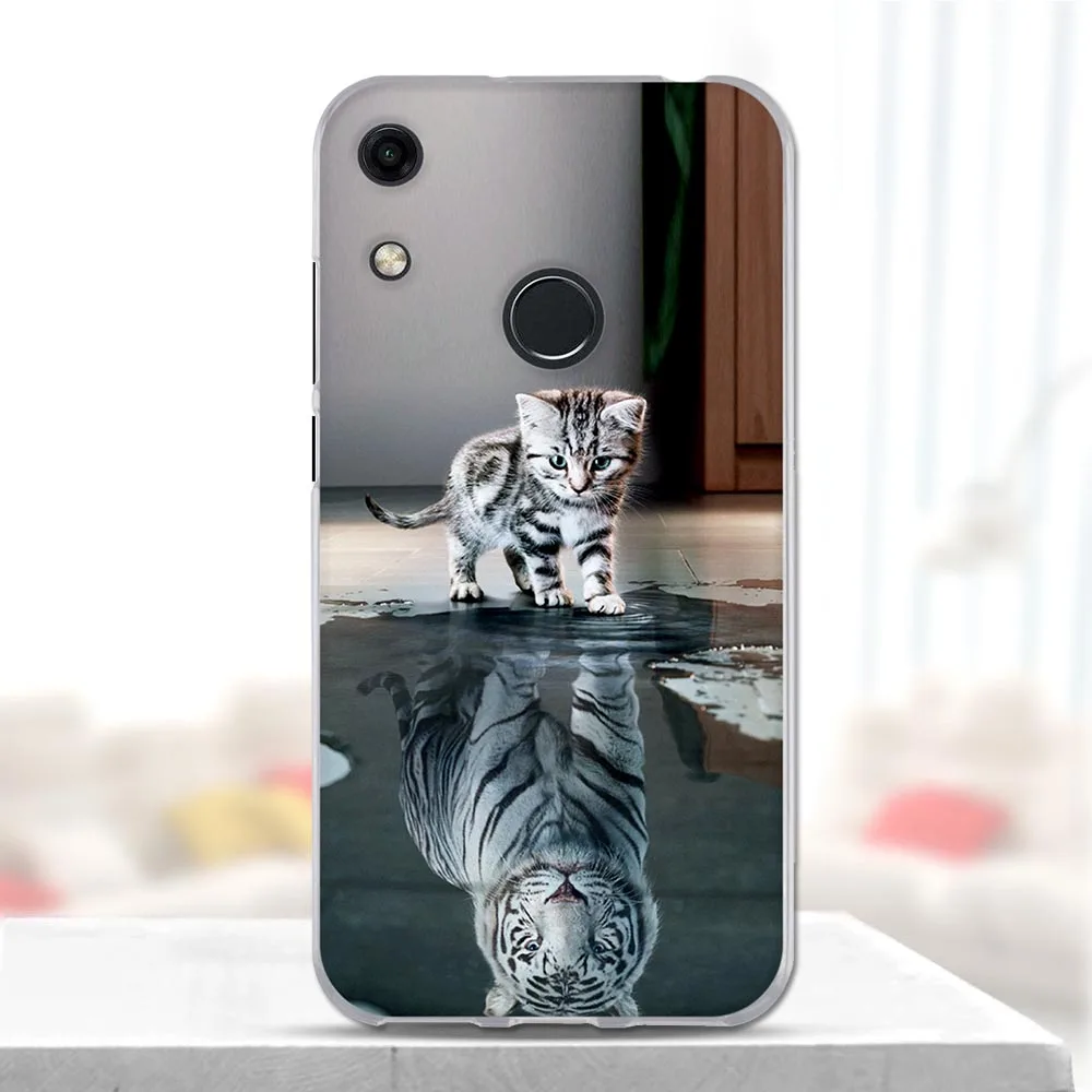 Чехол для Huawei Honor 8A силиконовый мягкий ТПУ 3D милый чехол 8a роскошный бампер чехлы