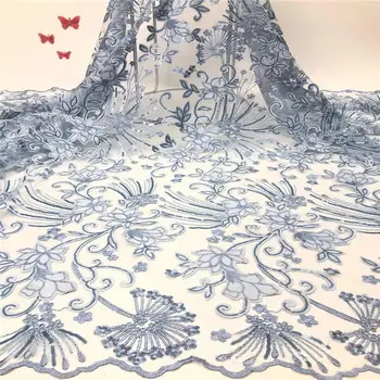 

Soft Latest Embroidered 3d Lace Fabric White Red African Lace Fabric 2019 High Quality Lace Tulle French Lace With 3d Flower