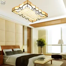 New Design Crystal Light Luxury lamp Ceiling Lights LED rectangular living room bedroom factory outlets