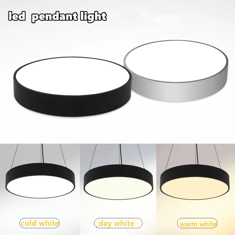 

1pcs Round chandelier led office modern minimalist fashion showroom studio hanging wire lighting lighting commercial Lighting