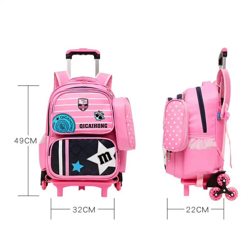 trolly school bag for girls