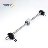 RM1605 ball screw 1500mm with BK12BF12 end machining 1pc + single ball nut SFU1605 1pc + supporter BK12BF12 + ball nut housing