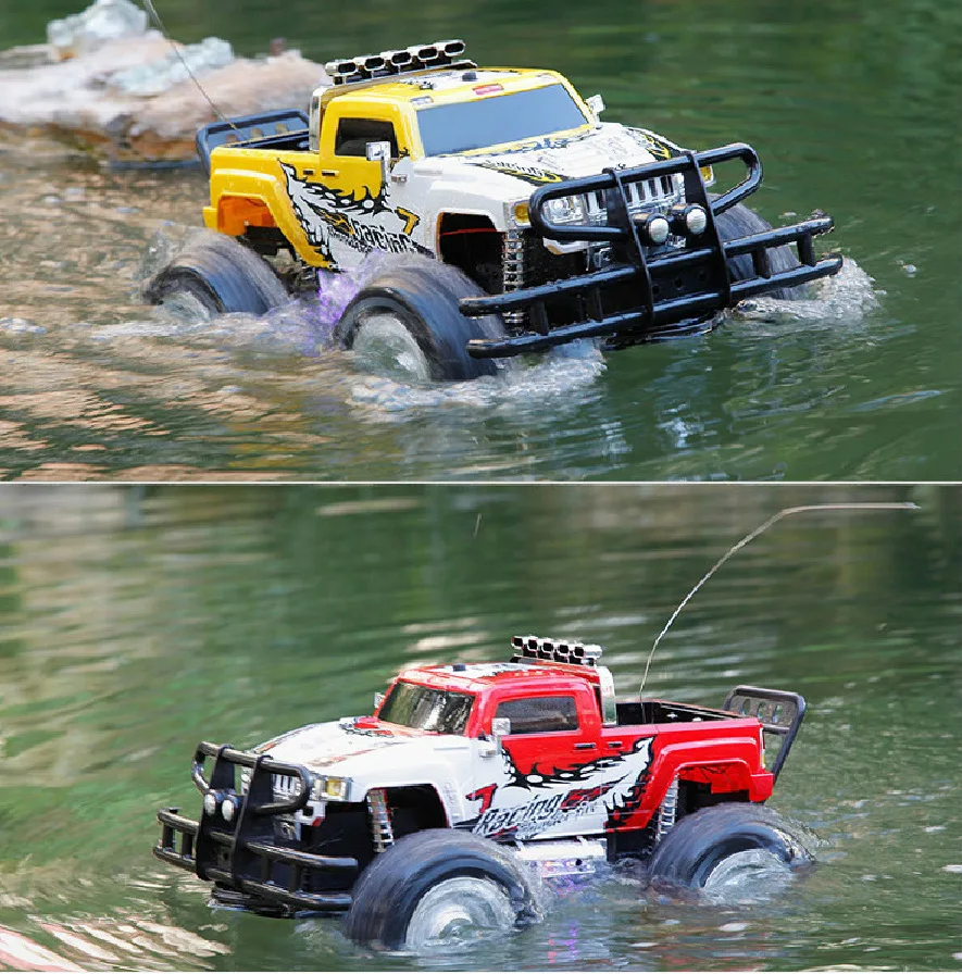 4 Wheel Drive Listrik Mobil Remote Control Hummer Besar Land Amfibi 4 Wheel Drive Listrik Mobil Remote Control Hummer Besar Land Amfibi
