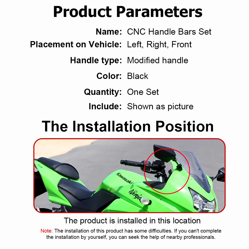 Руль мотоцикла вилка для KAWASAKI Ninja 250 300 ZX250R 300R 2013 2017 CNC регулируемые клипсы