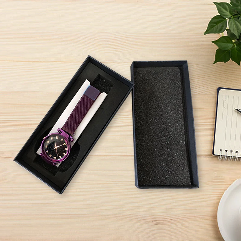 High Quality Luxury Jewelry Watch Storage Box Elegant Wrist Watch Case Present Gift Box Display Organizer