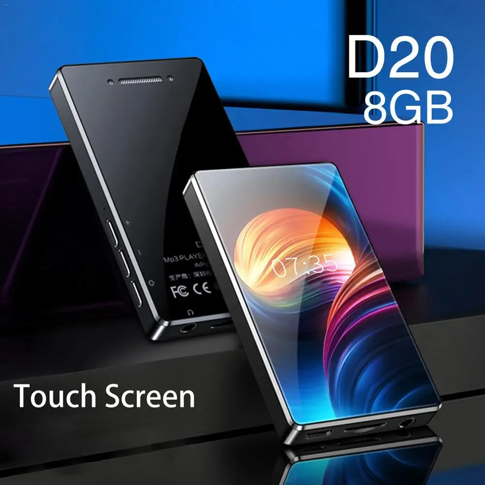 

For RUIZU D20 Touch Screen Full Screen Video Playback Lossless Music Students Learn English With You Touch Screen MP3 Player