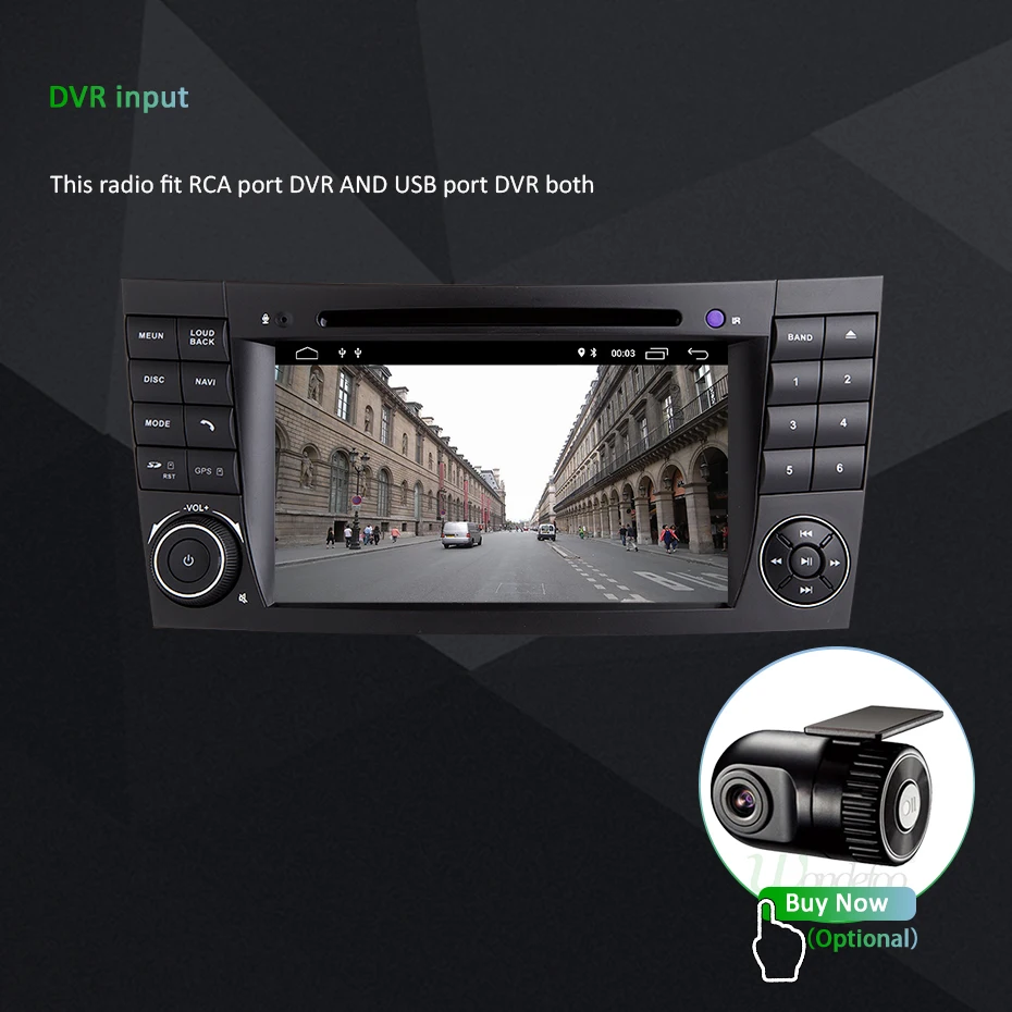 Best Android 9.0 DSP IPS 64G Car Radio GPS For Mercedes Benz E-class W211 E200 E220 E300 E350 E240 E270 E280 CLS CLASS W219 2 DIN DVD 28