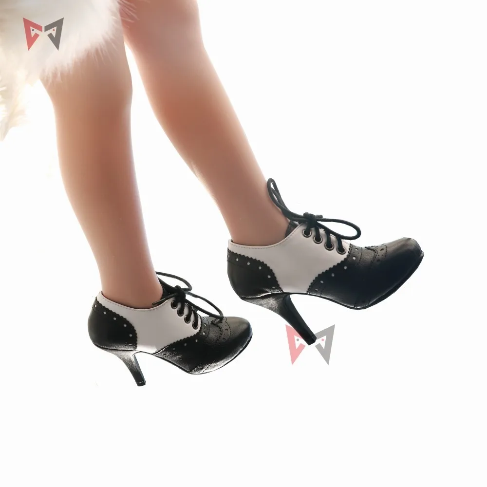

MMGG high heel Decorative pattern shoes for 100cm real dolls custom made color foot length 15-16cm
