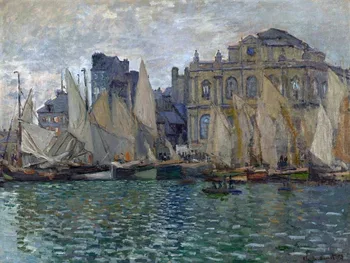 

High quality Oil painting Canvas Reproductions View of Le Havre (1873) By Claude Monet hand painted