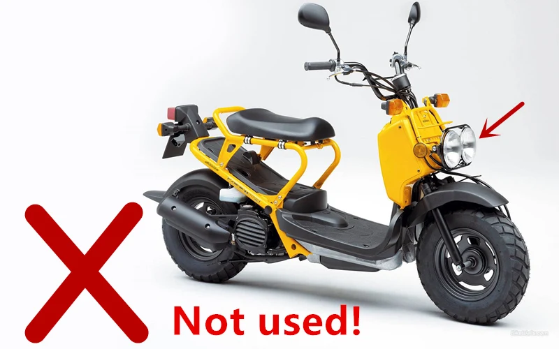 Для YAMAHA BWS100/HONDA Zoomer AF58(японская модель) Мотоциклетный скутер пластиковая фара Защитная крышка фара сетчатая крышка