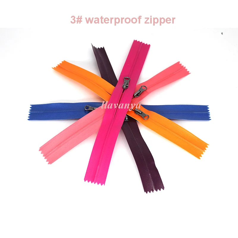 3 PCS 3NYLON water proof zipper zip zipper for sewing Ski suit outdoor