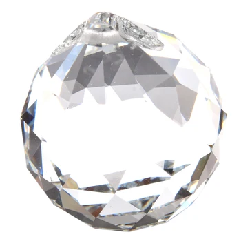 

40MM Feng Shui Faceted Decorating Crystal Pendant Ball(Clear)