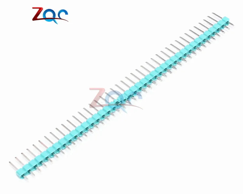 10 шт. 40Pin 1x40P Мужской Разъемный штыревой разъем полоса 2,54 мм длинный синий красный белый зеленый желтый разъем