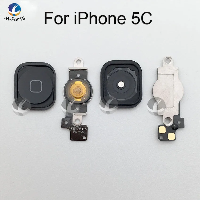 Главная Кнопка с гибким шлейфом для iPhone 4 4S 5 5S SE 5C 6 6P 6S 6SP Plus полноцветный домашний