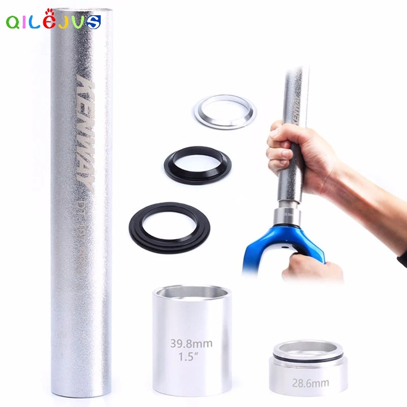 Baratos DT 107 BIKE MTB Tenedores Bases instalación auriculares bottom Washer Tool Set para 28.6 1.5 1.25