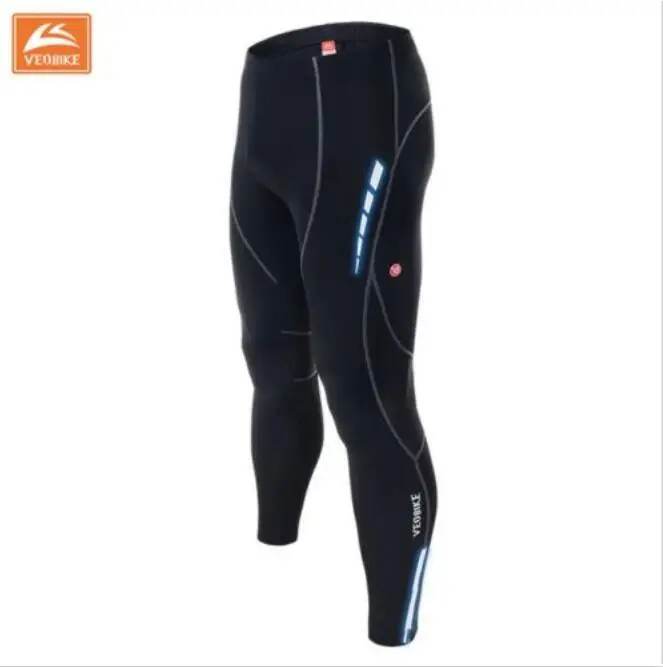 Mens Cycling Road Bike Gel Padded Tights Padded Legging Trousers Long