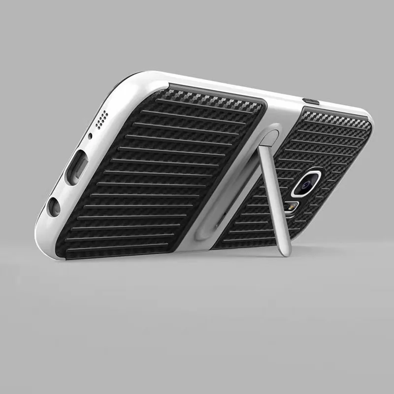 

New Fashion Kickstand PC Mobile Phone Housing For iPhone7 7Plus Heat Release Radiator Protective Shell Back Cover Coque Funda