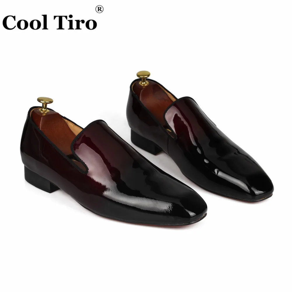 Gradient color Genuine Leather Loafers (4)