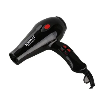 

Kemei KM-8906 Black Home Negative Ion 1900W High-power Hot and Cold Air Blower Hair Dryer