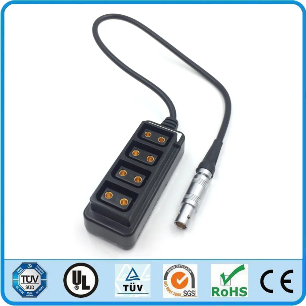 

ARRI TRINITY Stabilizer Focus Power out FFA 0S 4 pin to 4 in 1 D-Tap Female Splitter Cable Hub Supply Cable