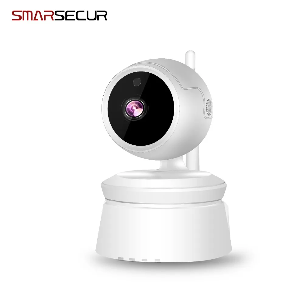 

SMARSECUR 2MP IP Camera 1080P Wi-Fi Surveillance Camera Support inserted 128GB MicroSD card