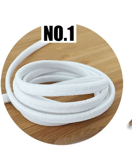 Meetee 5/10/20M 5mm Thickened Color Elastic Rope Rubber Band Thick Elastic Band DIY Head Rope Belt Sew Scrapbooking Accessories - Цвет: NO1