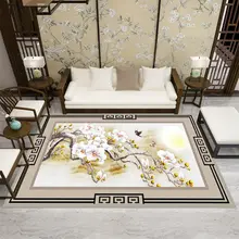 Traditional Chinese Modern Living Room 3D Carpet Bedroom Bedside Rectangular Rugs Sofa Coffee Table Mat Study Room Home Accessor