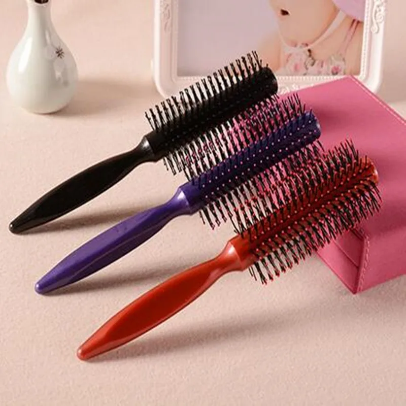 New 1 Pcs Roller Comb Roll Round Comb Brush Hair Care Tool Curly Hair
