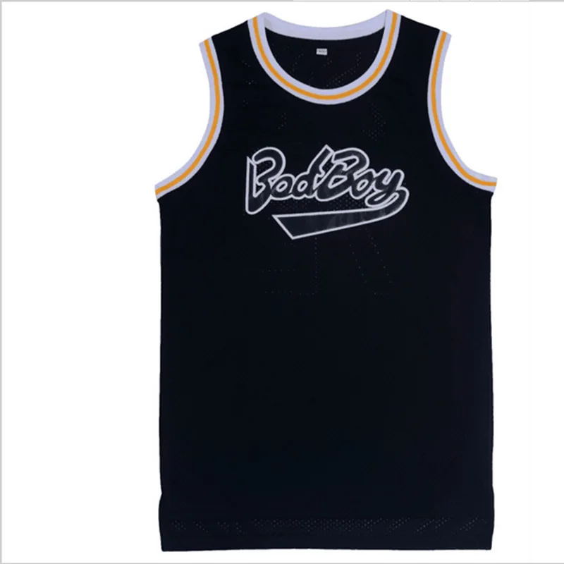 Мужские майки для баскетбола EJ Biggie Small #72 Bad boy рубашка Notorious Big Basketball Jersey Iverson