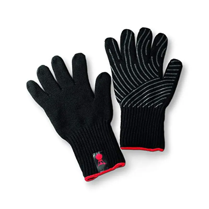

1 Pair Extreme Heat Resistant Oven BBQ Gloves For Cooking Grill Baking Microwave High-Temperature Anti-Hot Extended Long Cuff