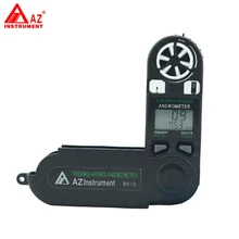 AZ-8918 карманный цифровой расходомер воздуха, измеритель скорости ветра