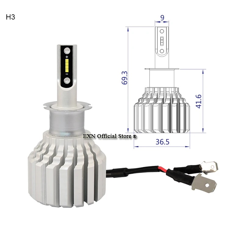 Светодиодный фары для авто Conversion Kit D1S авто-Стайлинг светодиодный фар D1C D1R D2S D2C D2R D3S D4S замена лампы 6000K белый H7 H4