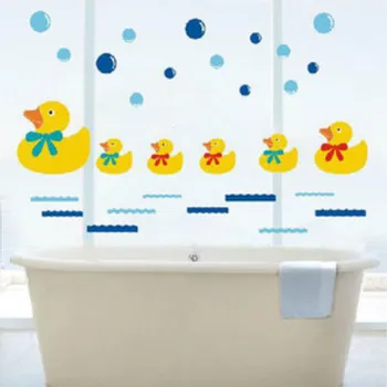 

Little duck stickers Beautiful Design Funny Toilet Bathroom Decal Seat Decor Removable DIY Wall Stickers Lowest Price