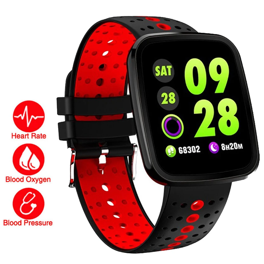 

Color Life Smart Fitness Bracelet Watch Heart Rate/Blood Pressure/O2 Monitor Wristband For IOS Xiaomi PK Mi band 2/Fit Bit 3